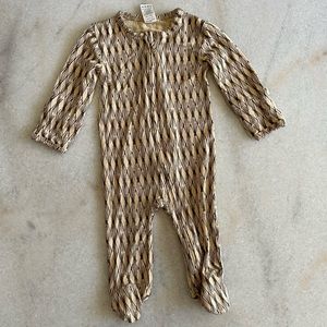 Kate quinn stretched argyle footie onesie